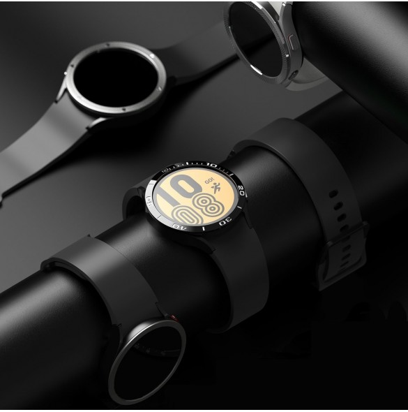 Ringke Bezel Styling Case Ram Kuvert Ring Samsung Galaxy Watch 5 40mm / 4 40mm Svart (rostfritt stål) (GW4-40-03)