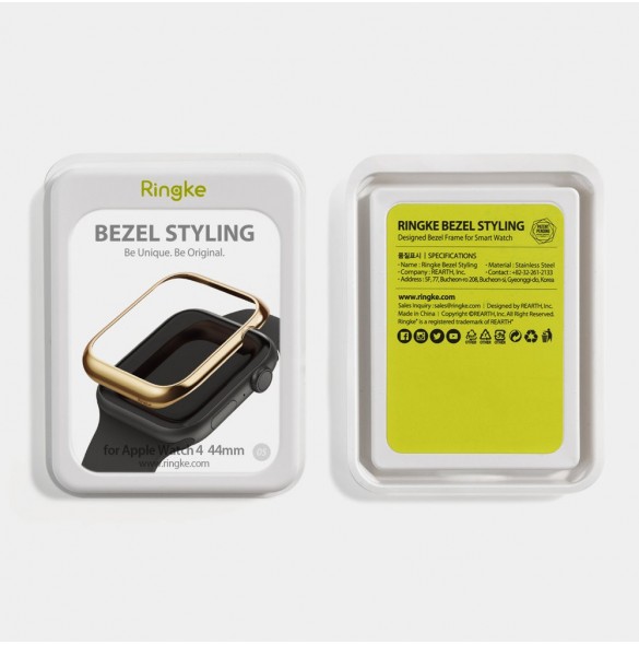 Ringke Bezel Styling box ram kuvertring Klocka 6/5/4 (40mm) blå (rostfritt stål) (AW4-40-110)
