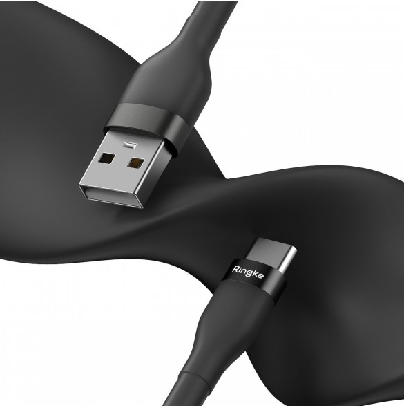Ringke kabel USB-A - USB-C 480Mb/s 12W 1,2m svart (CB60051RS)