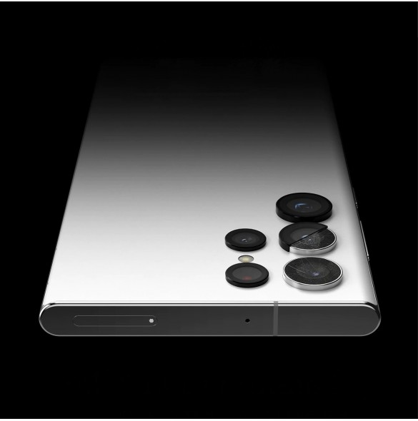 Ringke Kameralinsram Glasglas till Samsung Galaxy S22 Ultra svart