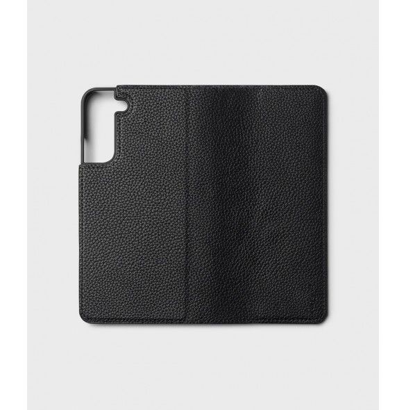 Ringke Folio Signature Flip Läderfodral för Samsung Galaxy S22 + (S22 Plus) Svart (FSS118R262)