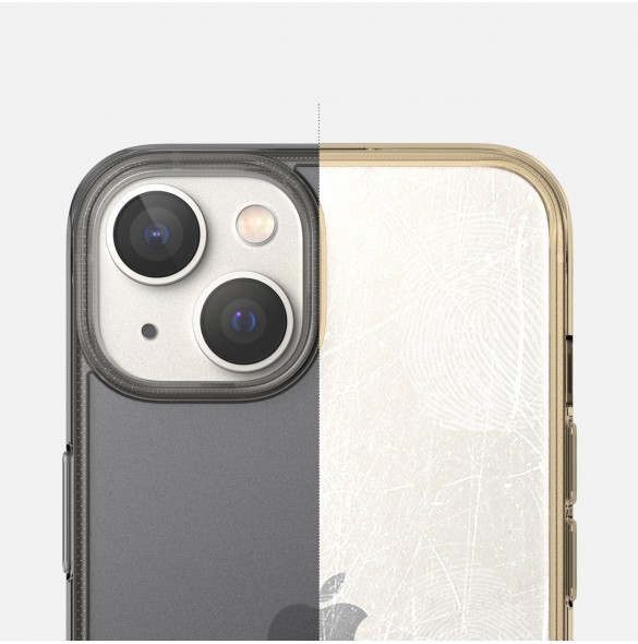 Ringke Fusion Matte fodral iPhone 14 Plus skal med en gelram grå