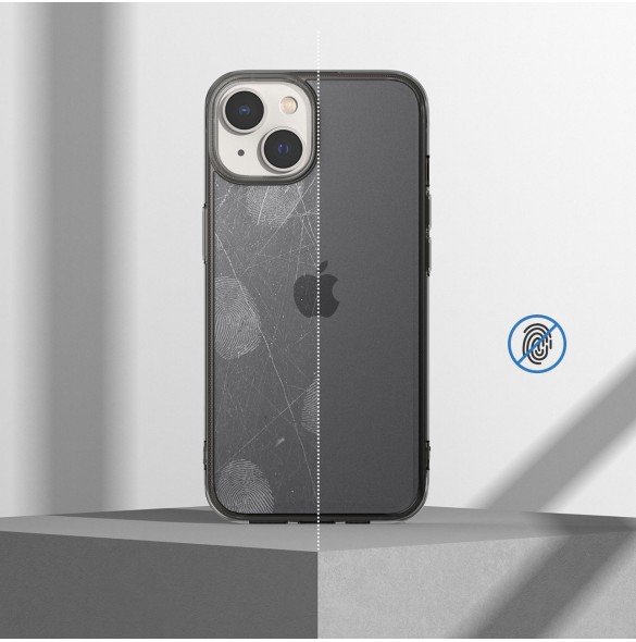 Ringke Fusion Matte fodral iPhone 14 Plus skal med en gelram grå
