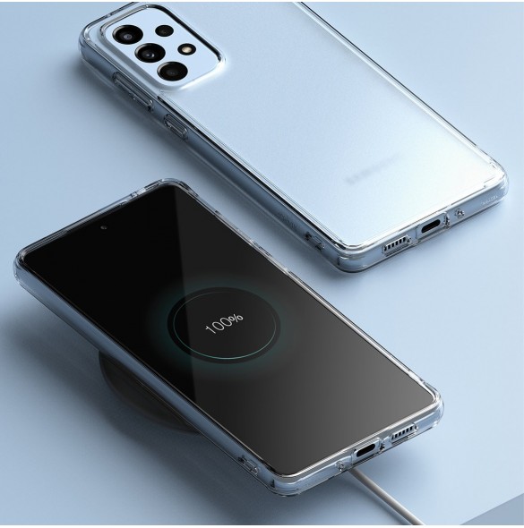 Ringke Fusion Matte tpu-fodral med en genomskinlig Samsung Galaxy A73 gelram
