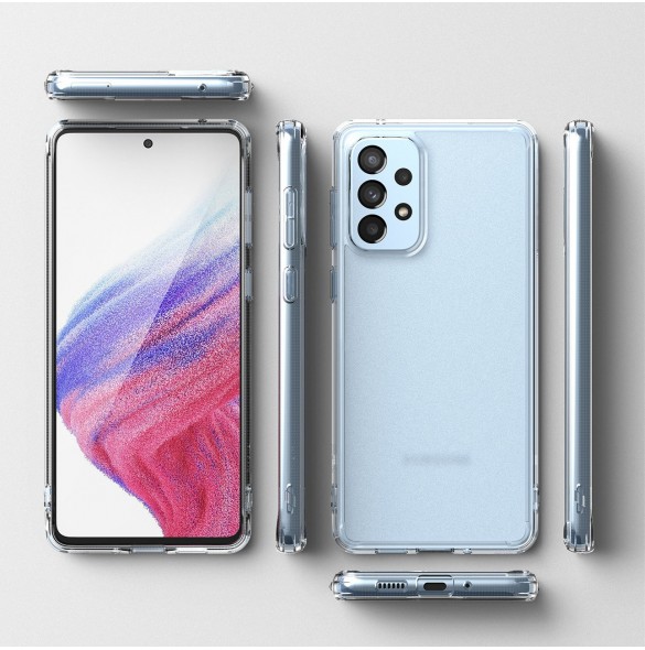 Ringke Fusion Matte tpu-fodral med en genomskinlig Samsung Galaxy A73 gelram