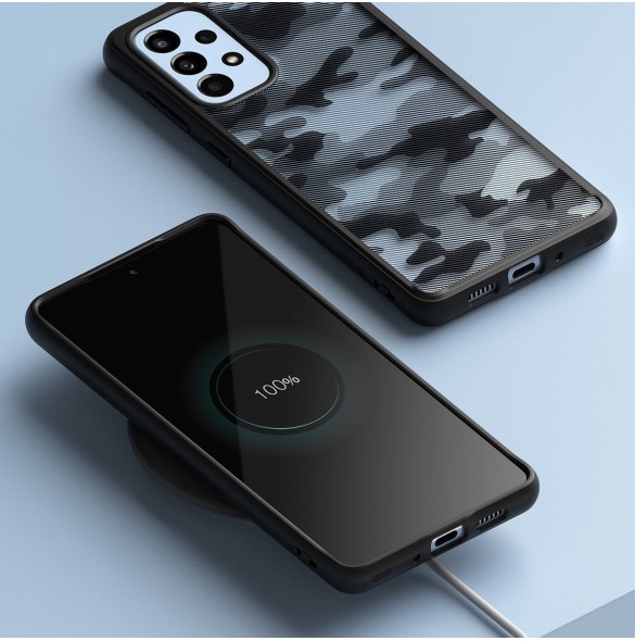 Ringke Fusion Matte tpu fodral med ram för Samsung Galaxy A73 svart