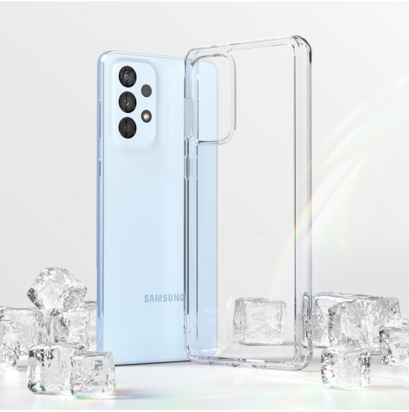 Ringke Fusion tpu fodral med ram för Samsung galaxy a73 transparent