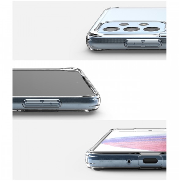 Ringke Fusion tpu fodral med ram för Samsung galaxy a73 transparent
