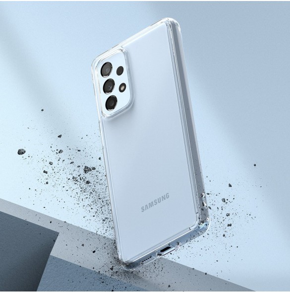 Ringke Fusion tpu fodral med ram för Samsung galaxy a73 transparent