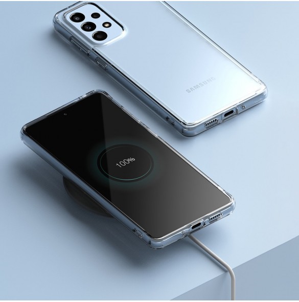 Ringke Fusion tpu fodral med ram för Samsung galaxy a73 transparent