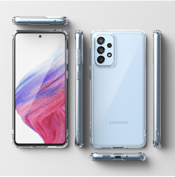Ringke Fusion tpu fodral med ram för Samsung galaxy a73 transparent
