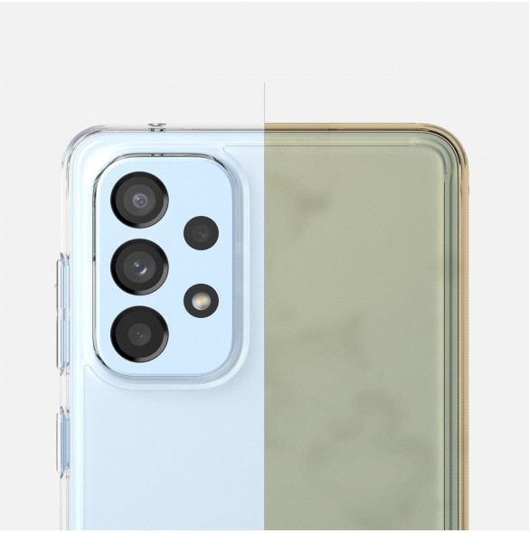 Ringke Fusion tpu fodral med ram för Samsung galaxy a73 transparent