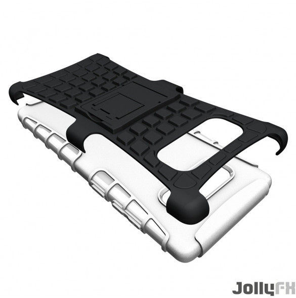 Din telefon skyddas av detta skydd från JollyFX.