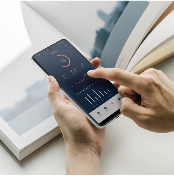 Ringke Invisible Defender ID Glass 2.5D 0.33mm skärmskydd för Samsung Galaxy A73 5G