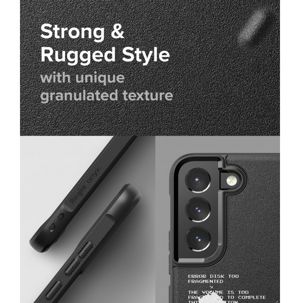 Ringke Onyx Design Slitstarkt skal för Samsung Galaxy S22 + (S22 Plus) svart (X) ()