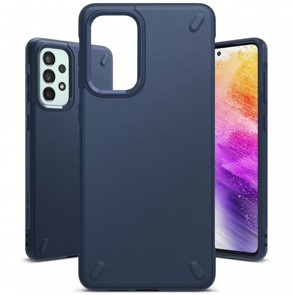 Ringke Onyx slitstarkt skal till Samsung Galaxy A73 marinblå