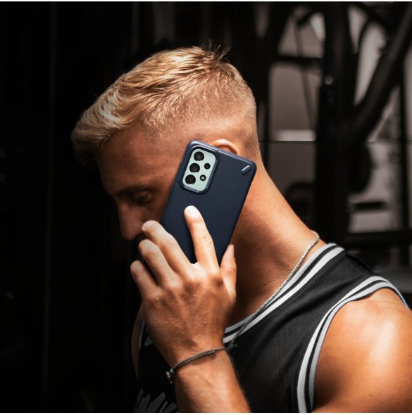 Ringke Onyx slitstarkt skal till Samsung Galaxy A73 marinblå