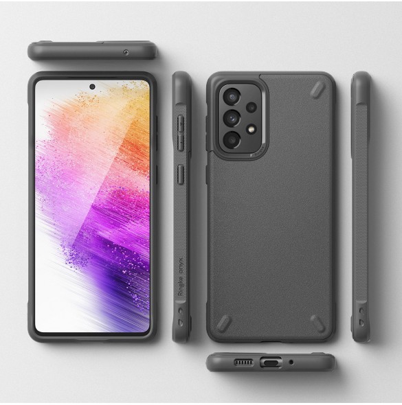Ringke Onyx Slitstarkt TPU-skal till Samsung Galaxy A73 grå