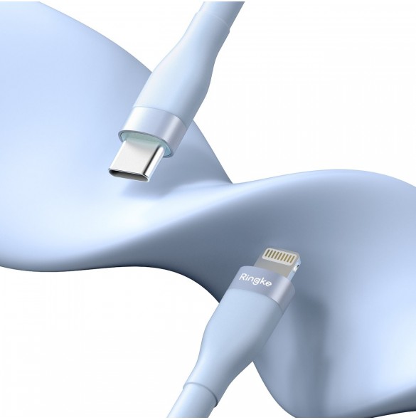 Ringke USB-C kabel - Lightning 480Mb/s 20W 2m blå (CB60136RS)