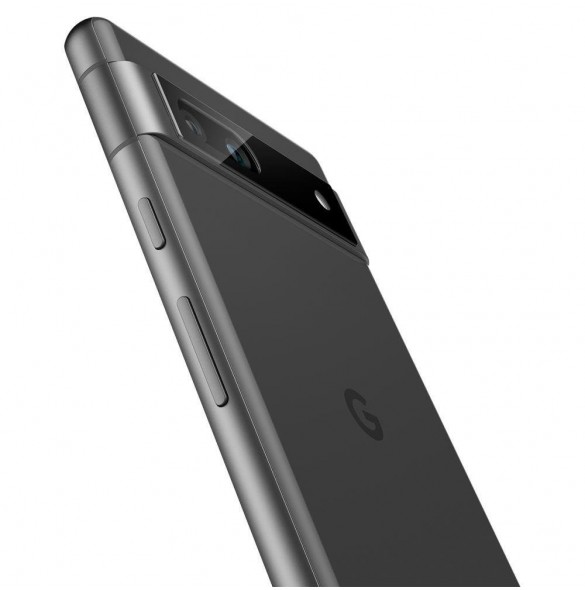 CAMERA COVER Spigen OPTIK.TR "EZ FIT" CAMERA PROTECTOR 2-PACK GOOGLE PIXEL 7A SVART