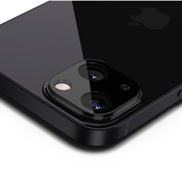 CAMERA COVER Spigen OPTIK.TR CAMERA PROTECTOR 2-PACK IPHONE 13 MINI / 13 SVART