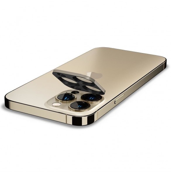 CAMERA COVER Spigen OPTIK.TR CAMERA PROTECTOR 2-PACK IPHONE 13 PRO / 13 PRO MAX GOLD