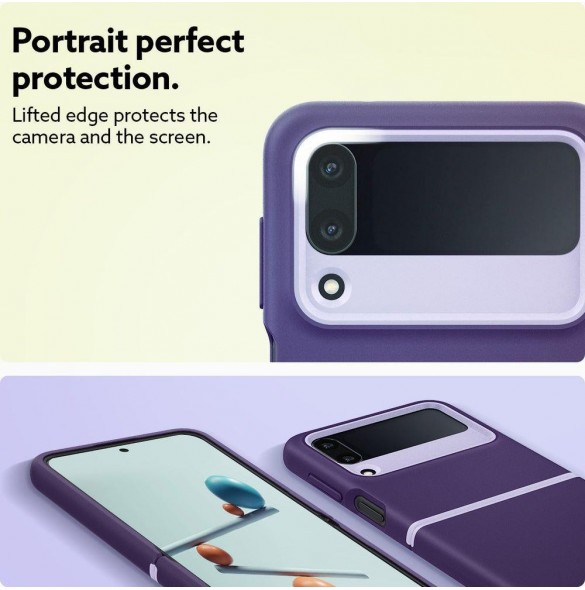 CASEOLOGY NANO POP GALAXY MED FLIP 4 LJUSVIOLET