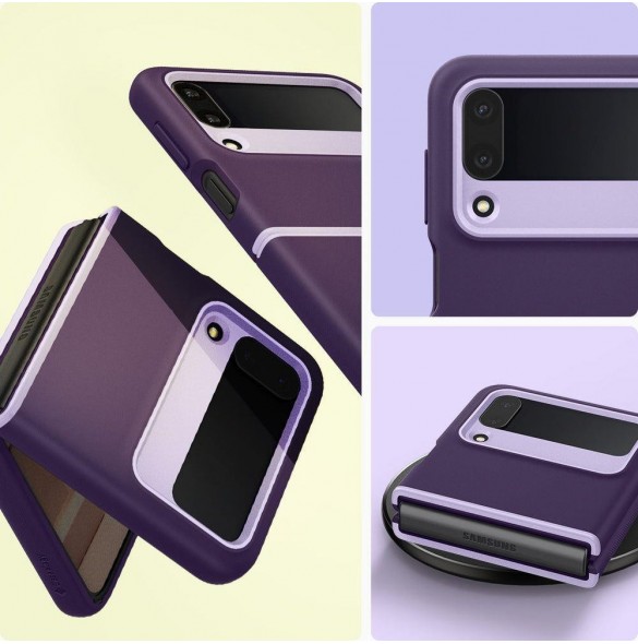 CASEOLOGY NANO POP GALAXY MED FLIP 4 LJUSVIOLET