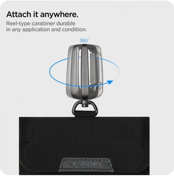 FARADAY CAGE Spigen POUCH NYCKELFRI RFID SIGNAL BLOCKER SVART