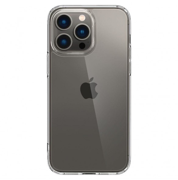 Solid skal till iPhone 14 Pro Spigen Ultra Hybrid - genomskinlig