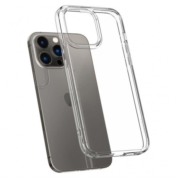 Solid skal till iPhone 14 Pro Spigen Ultra Hybrid - genomskinlig