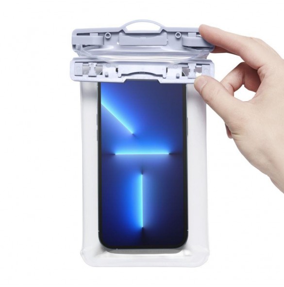 Spigen A601 UNIVERSELL VATTENTÄT FODRAL 2-PACK AQUA BLUE