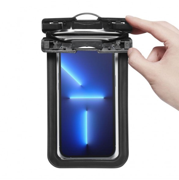 Spigen A601 UNIVERSAL VATTENTÄT FODRAL SVART