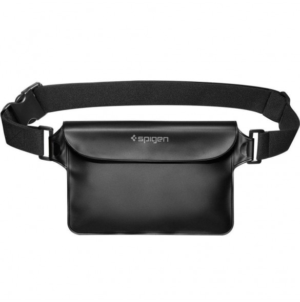 Spigen A621 UNIVERSELL VATTENTÄT FODRAL & MIDJEVÄSKA SVART
