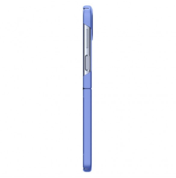 Spigen AIRSKIN GALAXY MED FLIP 4 BLOCKBLOMMA BLÅ