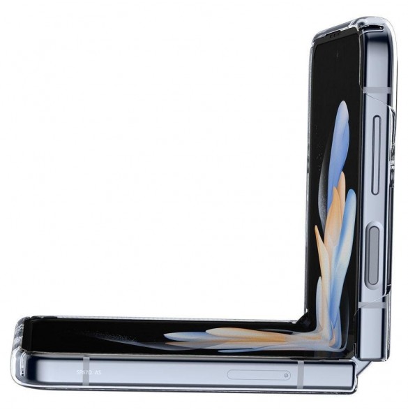 Spigen AIRSKIN GALAXY MED FLIP 4 CRYSTAL CLEAR