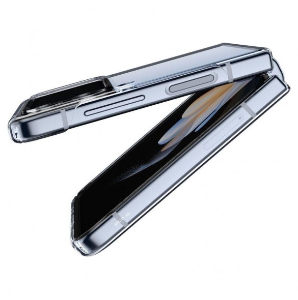 Spigen AIRSKIN GALAXY MED FLIP 4 CRYSTAL CLEAR