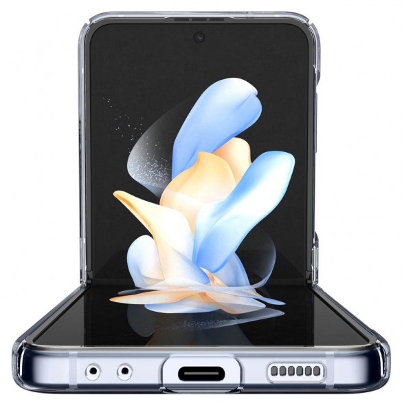 Spigen AIRSKIN GALAXY MED FLIP 4 CRYSTAL CLEAR