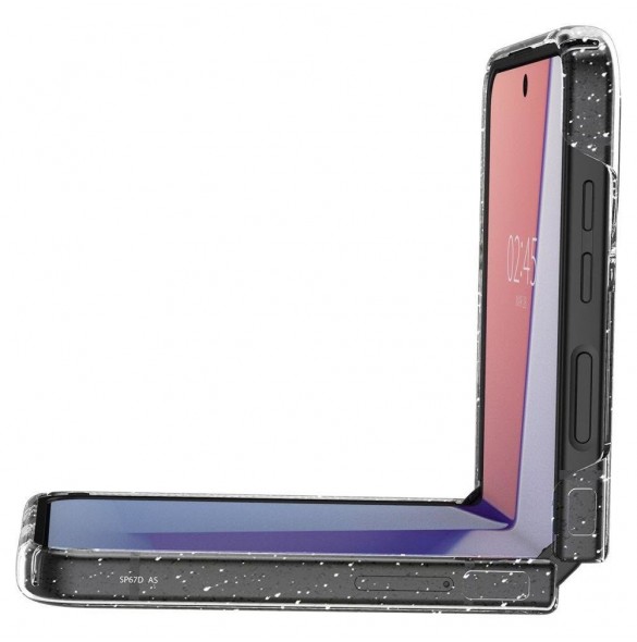Spigen AIRSKIN GALAXY MED FLIP 4 GLITTERKRISTAL