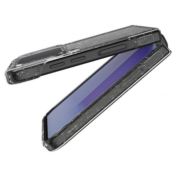 Spigen AIRSKIN GALAXY MED FLIP 4 GLITTERKRISTAL