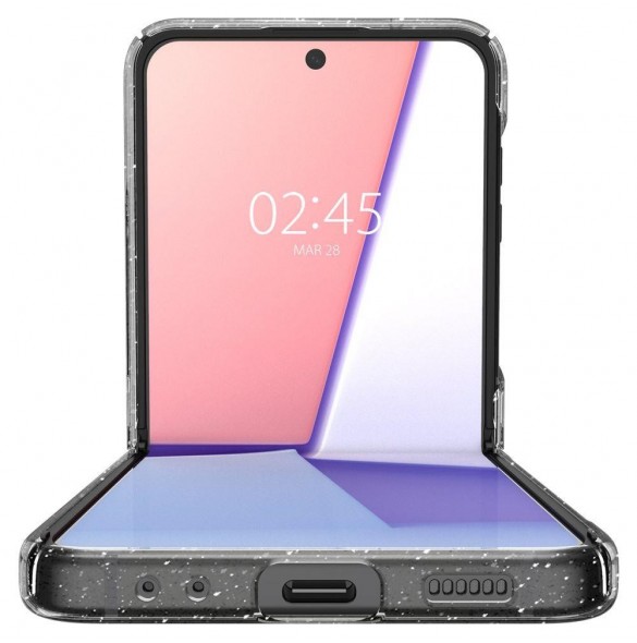 Spigen AIRSKIN GALAXY MED FLIP 4 GLITTERKRISTAL