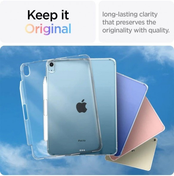 Spigen AIRSKIN HYBRID IPAD AIR 4 2020 / AIR 5 2022 CRYSTAL CLEAR