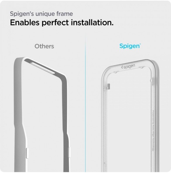 Spigen ALM Glass FC 2st helskärmshärdat glas för iPhone 13 Pro Max med svart ram