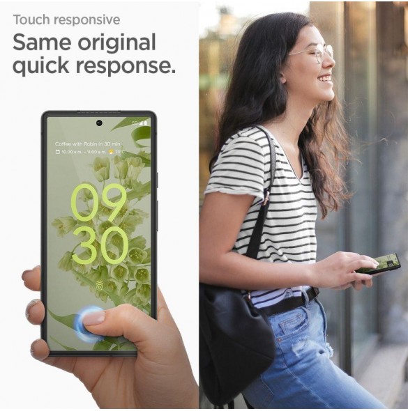 Spigen ALM Glass.TR Slim Google Pixel 7 Härdat glas 2 st.