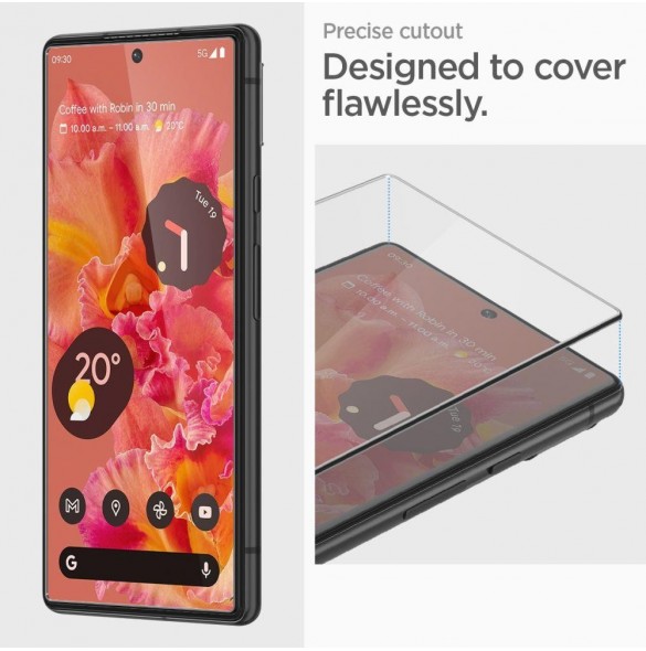 Spigen ALM Glass.TR Slim Google Pixel 7 Härdat glas 2 st.