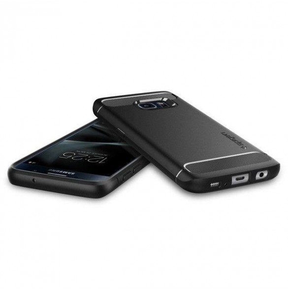 Spigen ARMOR RUGGED GALAXY S7 SVART