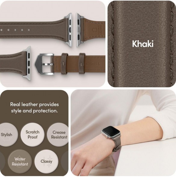 Spigen CYRILL KAJUK Apple Watch 4 / 5 / 6 / 7 / 8 / 9 / SE (40 / 41 MM) KHAKI