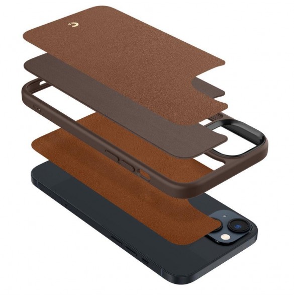 Spigen CYRILL KAJUK MAG MAGSAFE IPHONE 14 PLUS SADEL BRUN