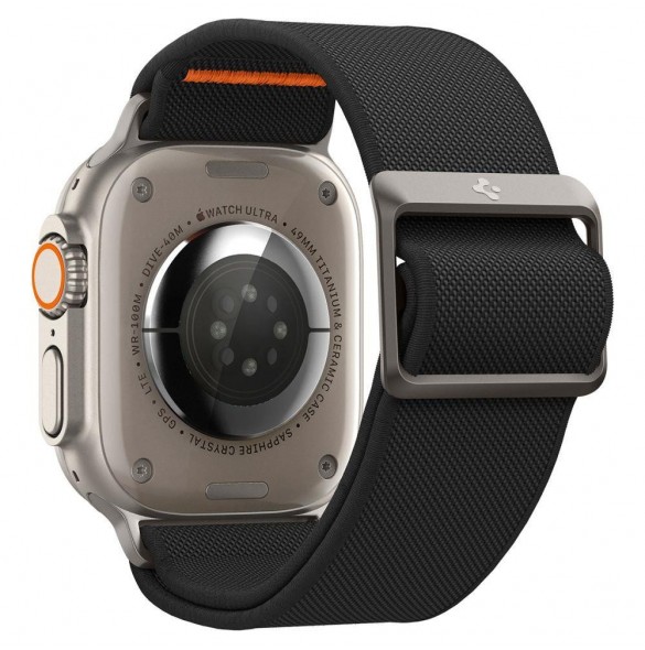 Spigen FIT LITE ULTRA Apple Watch 4 / 5 / 6 / 7 / 8 / 9 / SE / ULTRA (42 / 44 / 45 / 49 MM) SVART