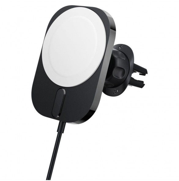 Spigen ITM12W ONETAP PRO 3 MAGNETISK MAGSAFE VENT BILMONTERING TRÅDLÖS LADDARE SVART